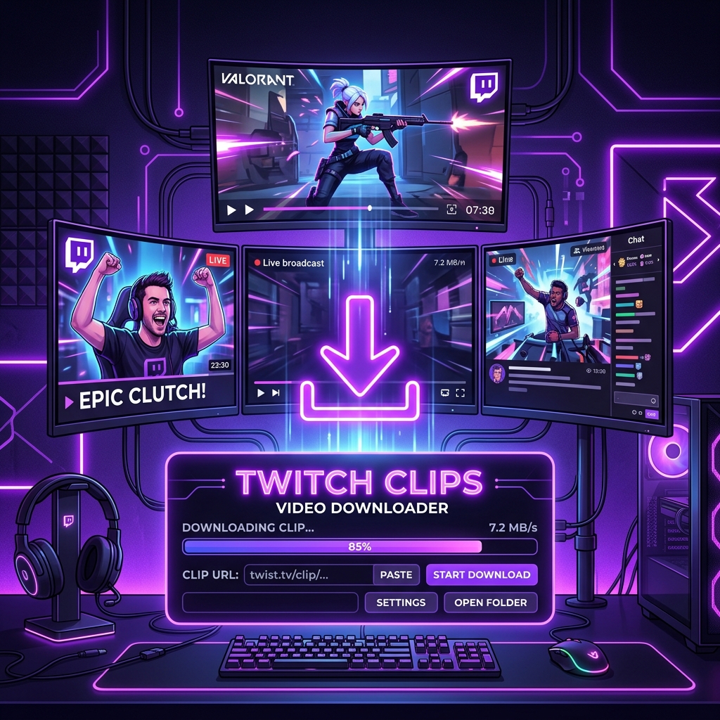 How to Download Twitch Clips and VODs for Free